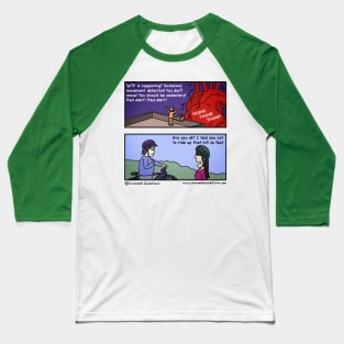 Heart attack Baseball T-Shirt